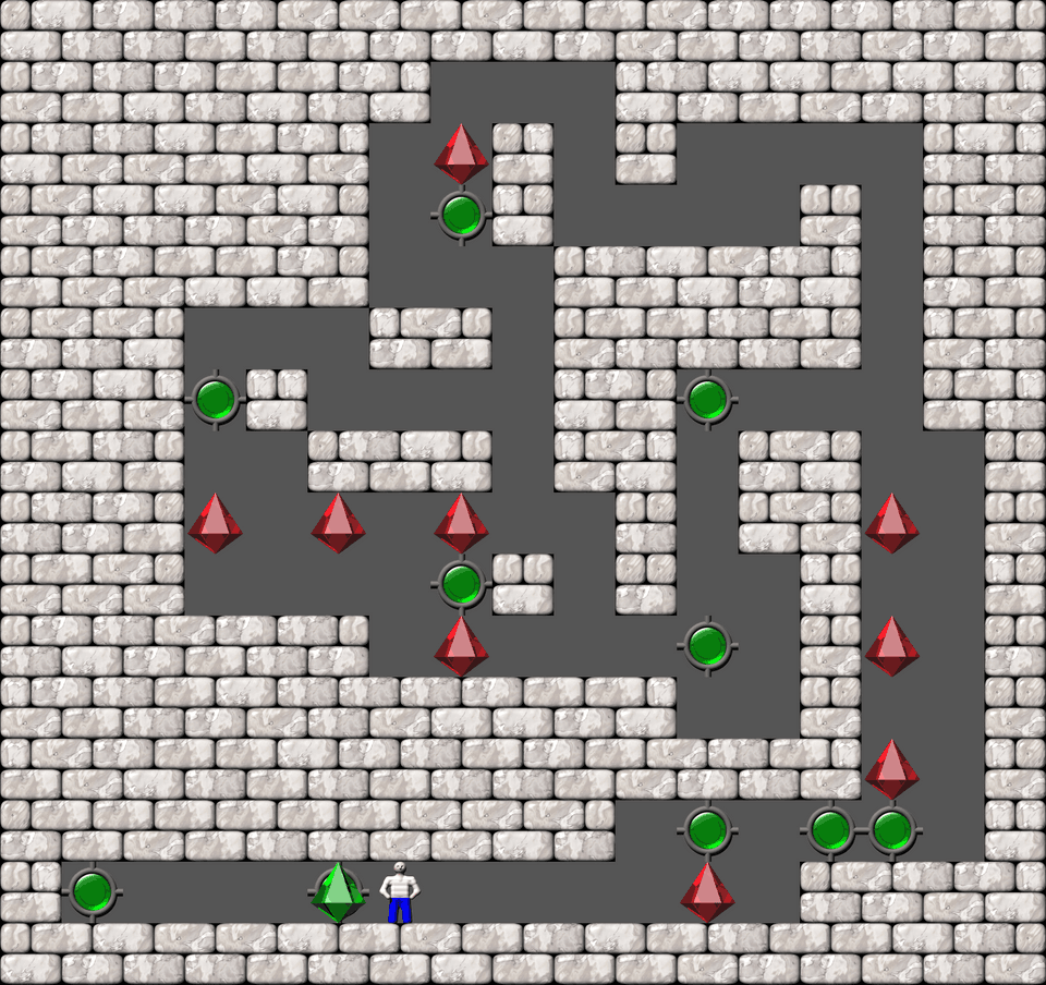 Sokoban Bugs550 collection level 317